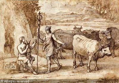 hermes and apollo cattle.